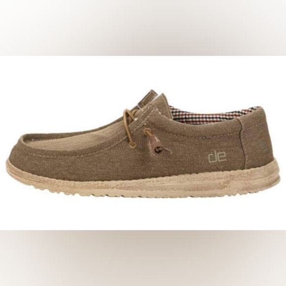 NWT Hey Dude Wally Nut Beige 110Q61600 - Picture 1 of 1